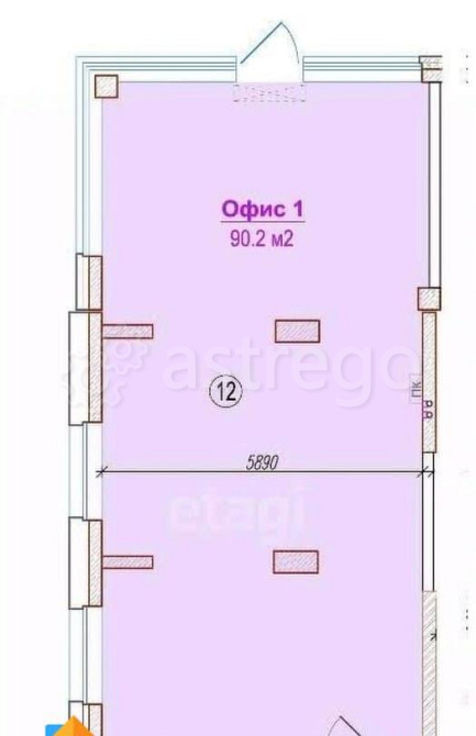 Торговое помещение, 90.2 м2 Астрахань - изображение 5
