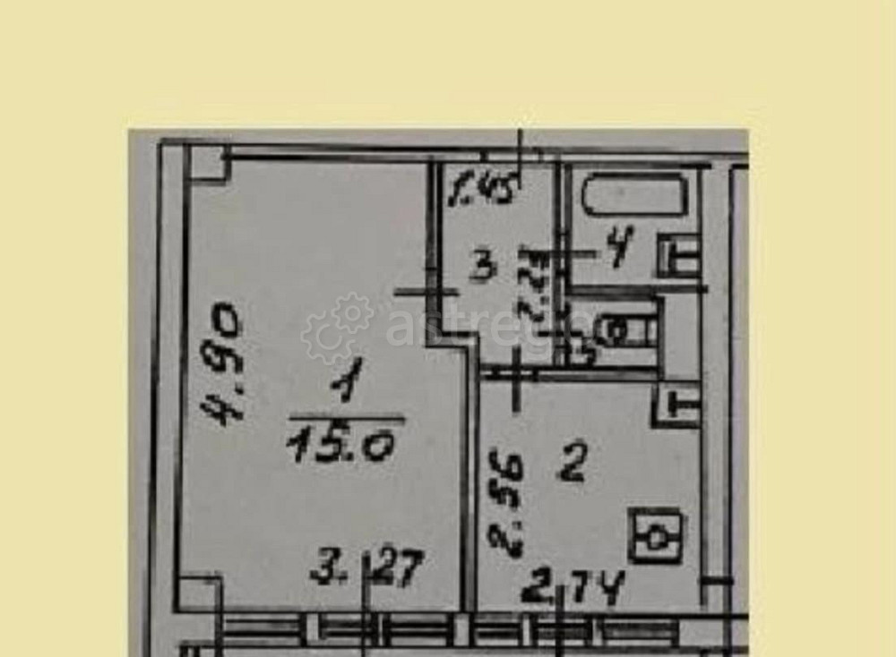 1-комн. квартира, 29 м2, 16/19 эт. Москва - изображение 5