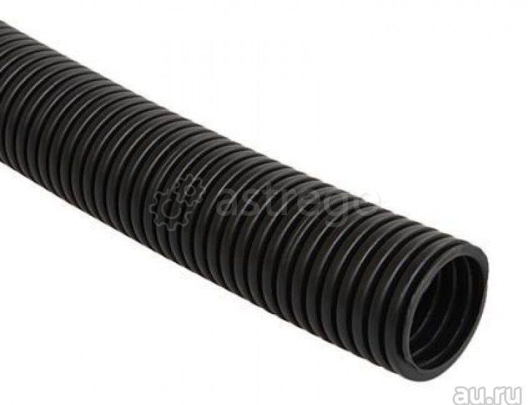 Труба ПНД гофро с зонд. d25мм черн (50 M) Ульяновск - изображение 1