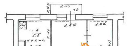 2-комн. квартира, 53 м2, 2/5 эт. Красноярск