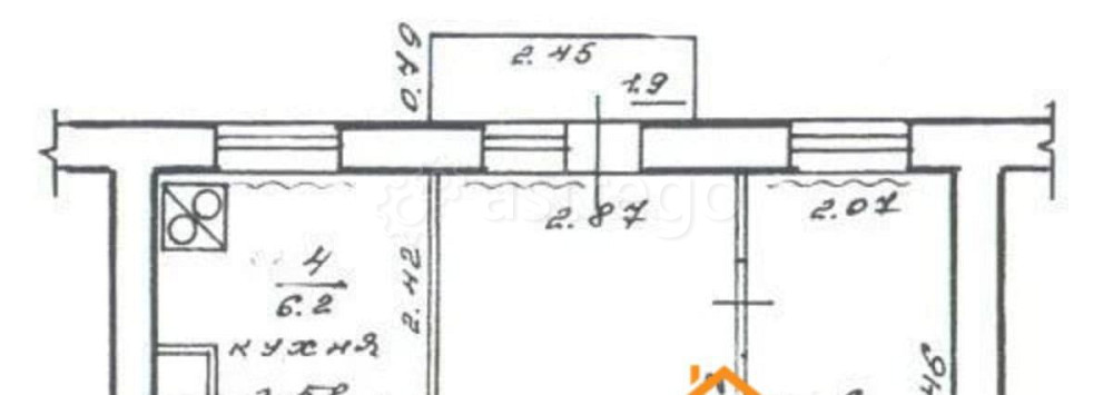 2-комн. квартира, 53 м2, 2/5 эт. Красноярск - изображение 5