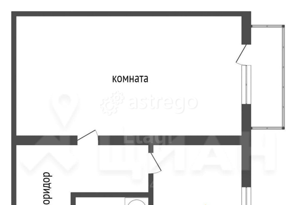 1-комн. квартира, 37.5 м2, 4/5 эт. Бийск - изображение 4