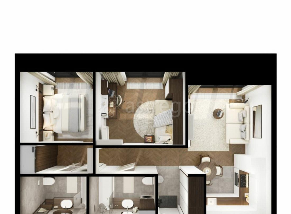 2-комн. квартира, 55 м2, 5/9 эт. Санкт-Петербург - изображение 4