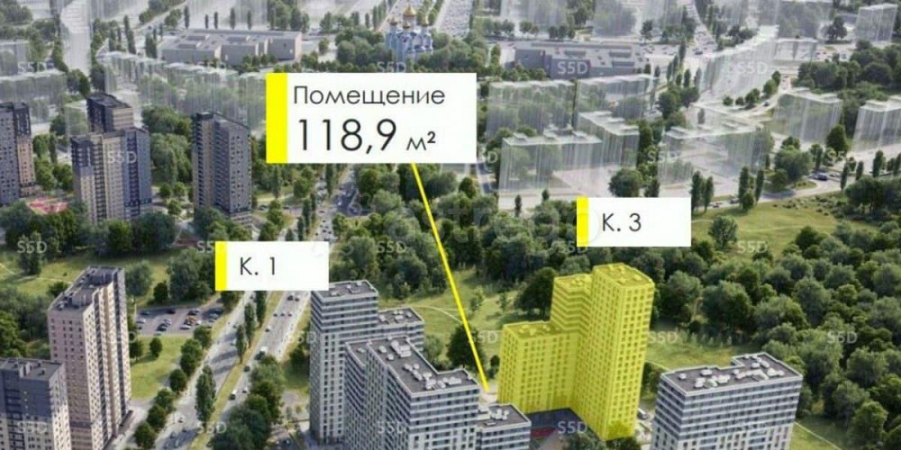 Торговое помещение, 118.9 м2 Москва - изображение 3