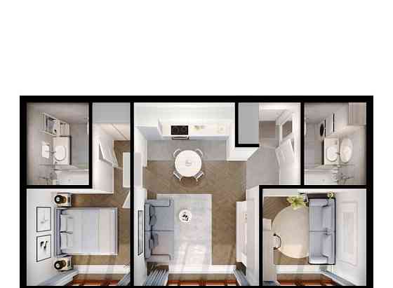 2-комн. квартира, 54 м2, 9/9 эт. Санкт-Петербург