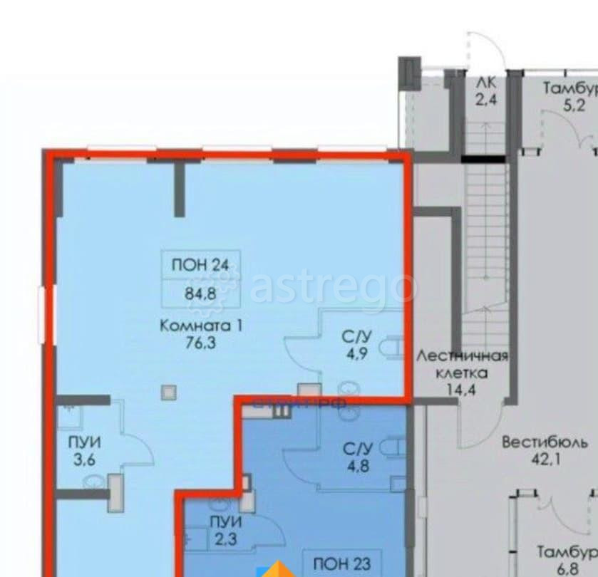 Торговое помещение, 84.8 м2 Москва - изображение 3