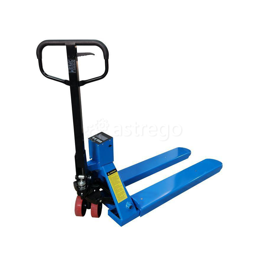 Тележка гидравлическая с весами 2500 кг 1150 мм полиуретановые колеса TOR CBY-CW2 (серия N) Уфа - изображение 1