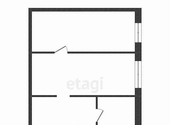 2-комн. квартира, 44.4 м2, 2/2 эт. Емельяново