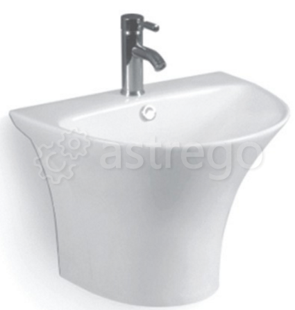 Раковина подвесная Cerama LUX NB 165 (57х49х40) Красноярск - изображение 1
