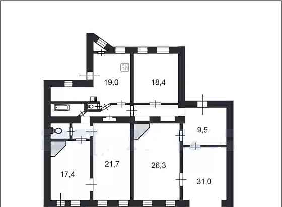 5-комн. квартира, 148.8 м2, 5/5 эт. Санкт-Петербург