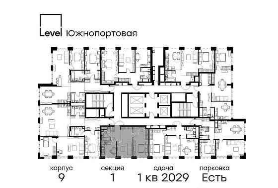2-комн. квартира, 50.2 м2, 16/49 эт. Москва