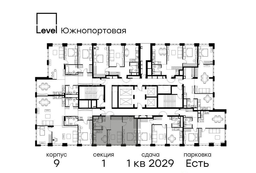 2-комн. квартира, 50.2 м2, 16/49 эт. Москва - изображение 2