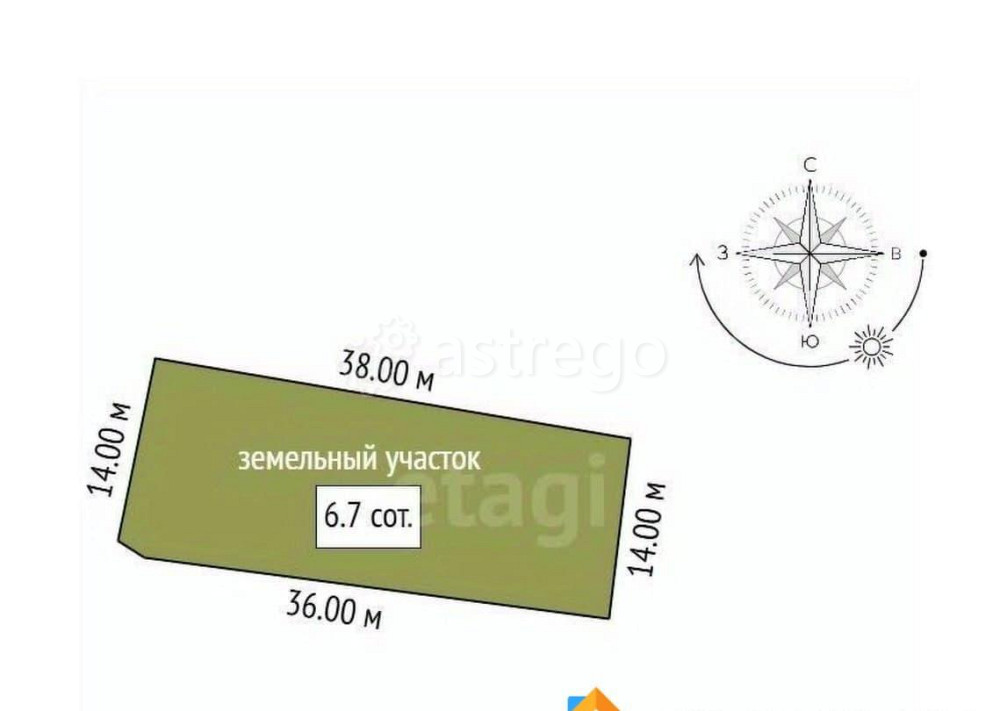 Земельный участок, 6.7 сотки Благовещенск - изображение 1