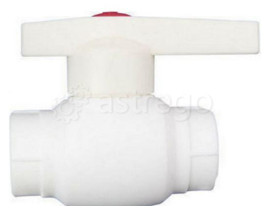 Кран шаровый полипропиленовый 20 мм PPRC Новосибирск - изображение 1