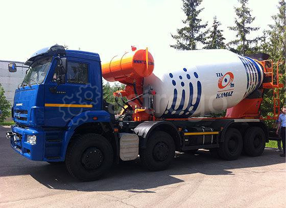 Автобетоносмеситель на шасси КАМАЗ-65201, полезная емкость 12 м3 Ставрополь - изображение 1