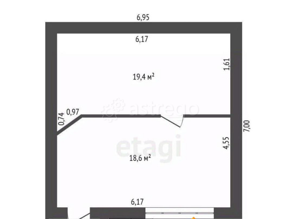Торговое помещение, 38 м2 Кармаскалы - изображение 2