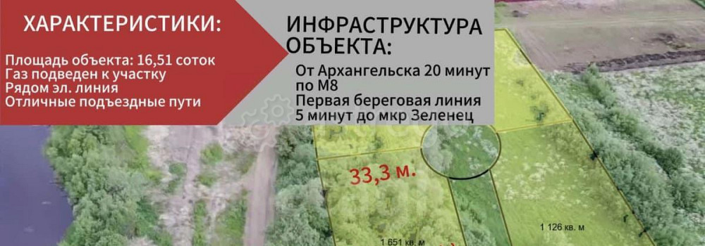 Земельный участок, 16.5 сотки Архангельск - изображение 7