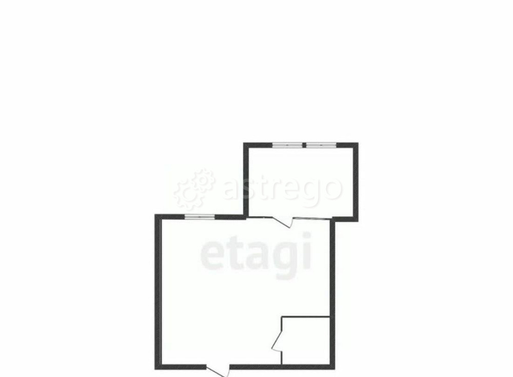 Студия, 36.6 м2, 1/4 эт. Старый Оскол - изображение 1