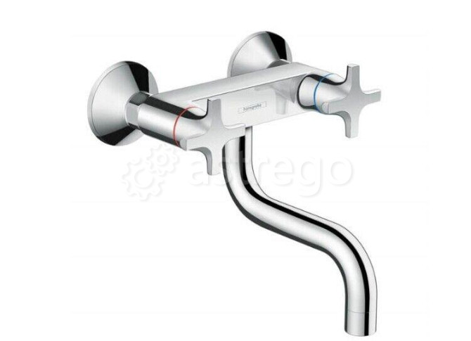 Смеситель для кухни Hansgrohe, Logis M32, тип открывания воды - двухвентильный 71287000 Москва - изображение 1