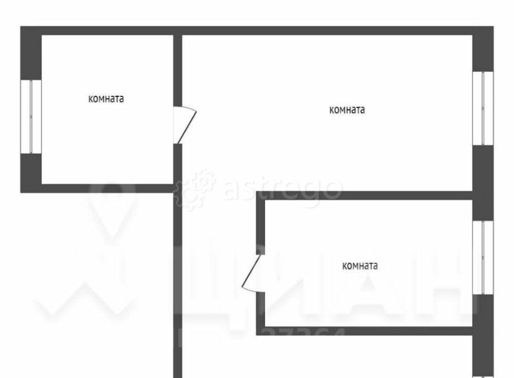 3-комн. квартира, 62 м2, 1/5 эт. Красноярск - изображение 5