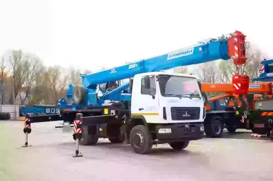 Автокран 16 т Клинцы КС-35719-5-02 на шасси МАЗ-5340С2 4х2 Самара