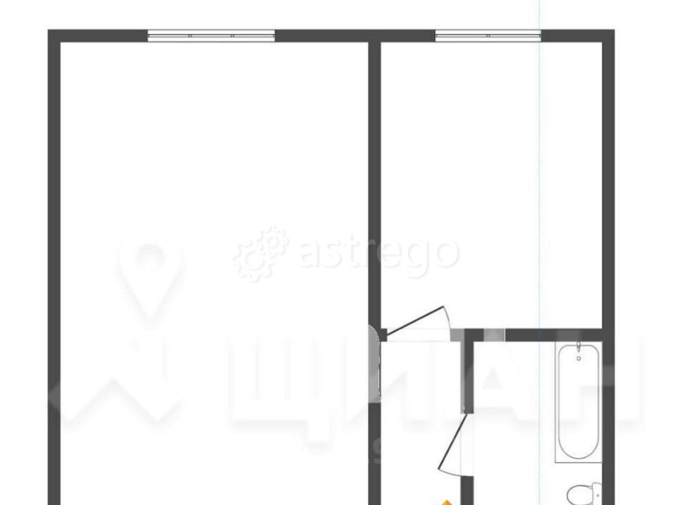 1-комн. квартира, 29.8 м2, 9/9 эт. Заринск - изображение 1