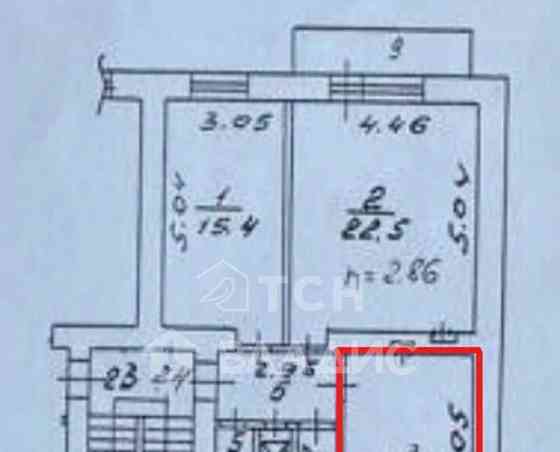 Комната, 15.4 м2, 2/4 эт. Королев