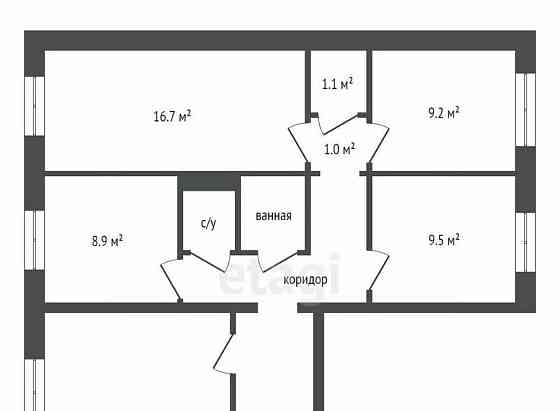 4-комн. квартира, 83 м2, 6/10 эт. Красноярск
