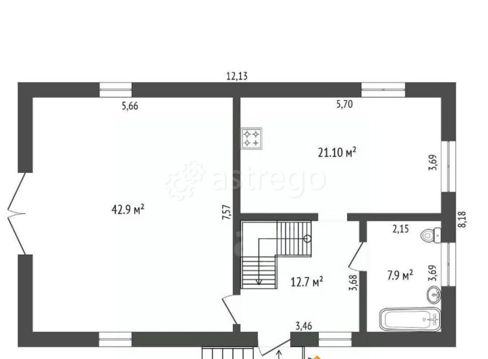 Дом, 170 м2, 6.77 сотки, 2 эт. Благовещенск - изображение 7