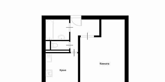 1-комн. квартира, 40 м2, 3/17 эт. Москва