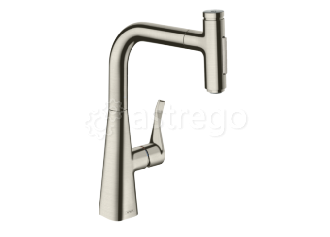 Смеситель для кухни Hansgrohe, Metris Select M71, sBox, тип открывания воды - однорычажный 73817800 Москва - изображение 1