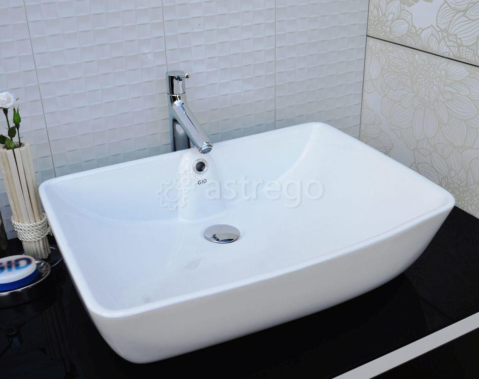 Раковина на столешницу Cerama LUX 9121 (59х42х15,5) Красноярск - изображение 1