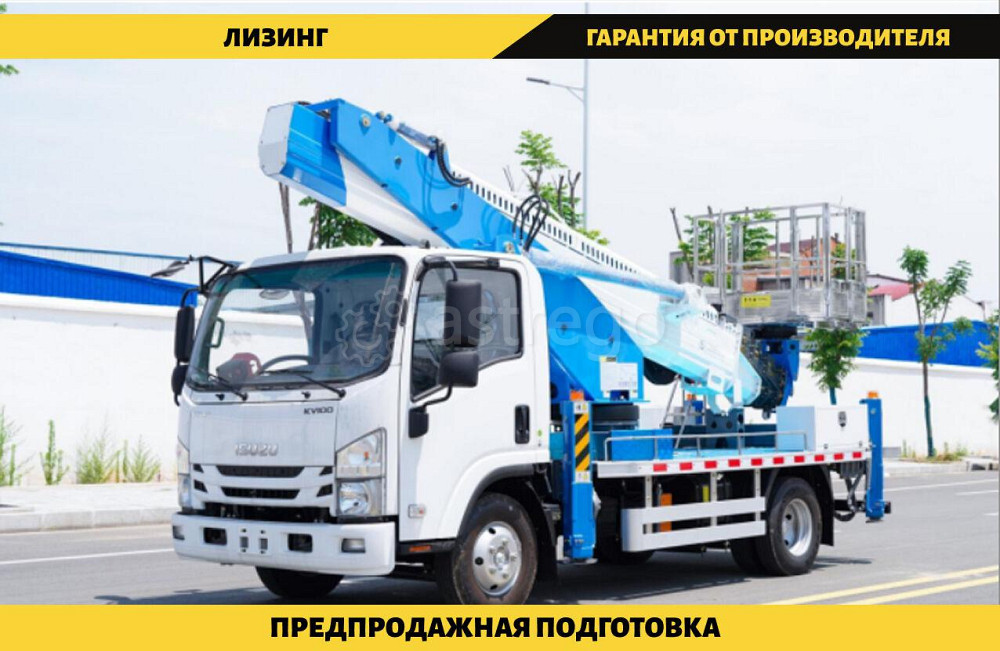 Автовышка (автогидроподъёмник) на шасси Isuzu Elf 28 м Благовещенск - изображение 1