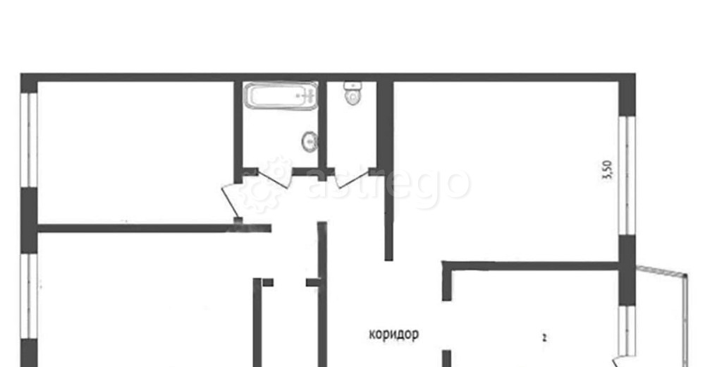 3-комн. квартира, 70 м2, 4/5 эт. Северодвинск - изображение 2