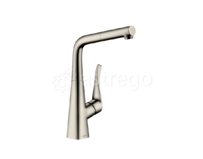 Смеситель для кухни Hansgrohe, Metris M71, тип открывания воды - однорычажный 14821800 Москва - изображение 1