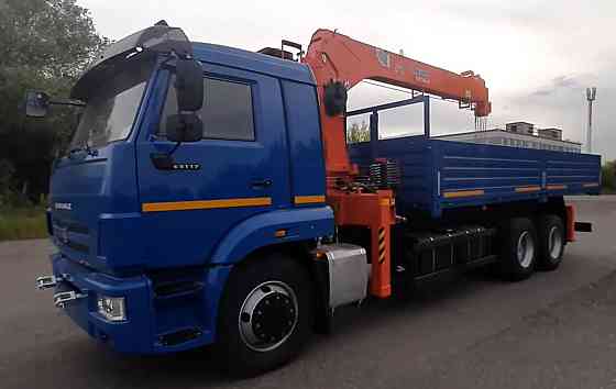 Бортовой автомобиль КАМАЗ с КМУ 6590-120921-48(50) категория A - класс Набережные Челны