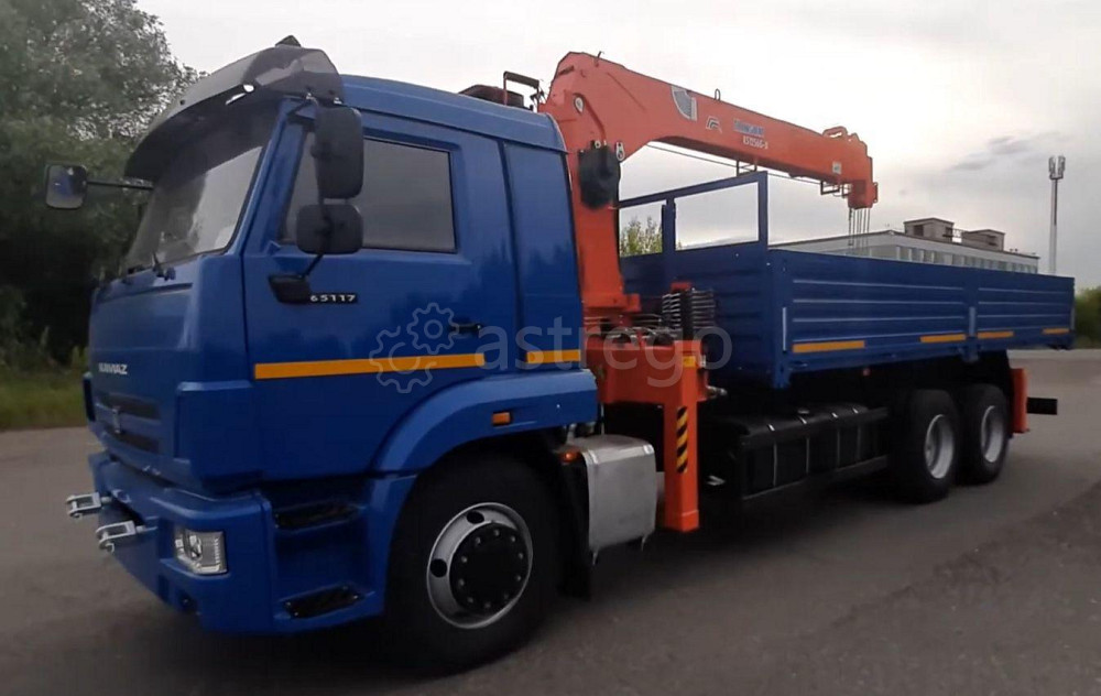 Бортовой автомобиль КАМАЗ с КМУ 6590-120921-48(50) категория A - класс Набережные Челны - изображение 1
