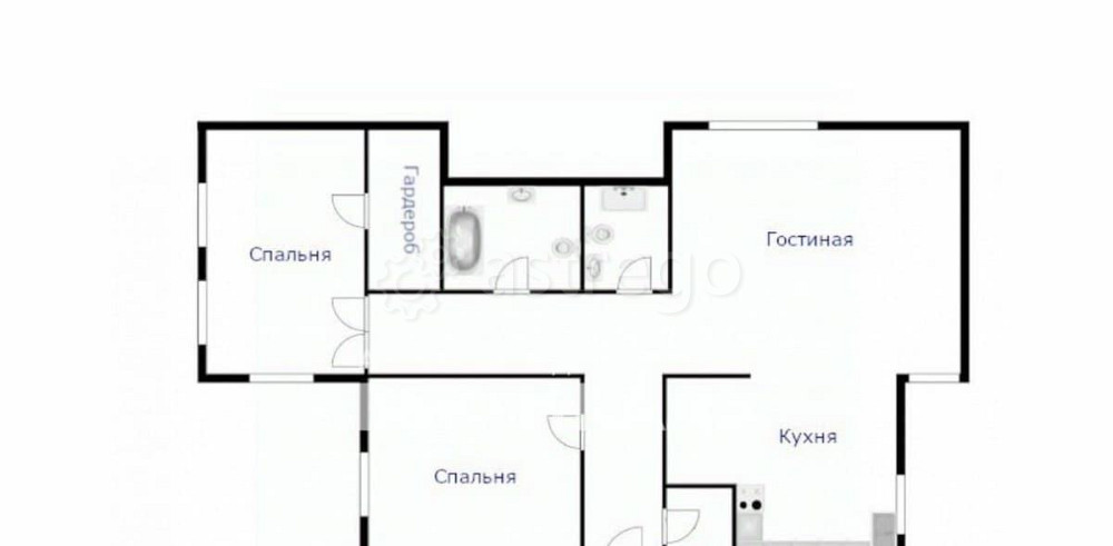 3-комн. квартира, 125 м2, 4/6 эт. Москва - изображение 2