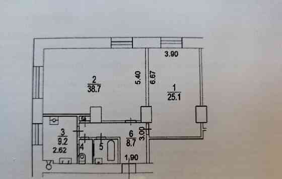 2-комн. квартира, 87.6 м2, 6/9 эт. Москва