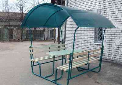 Беседка с поликарбонатом Дачная Волгоград