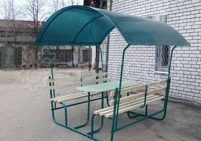 Беседка с поликарбонатом Дачная Волгоград - изображение 1