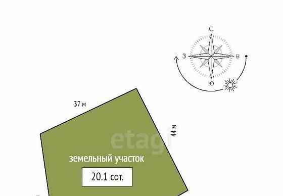 Земельный участок, 20.1 сотки Емельяново