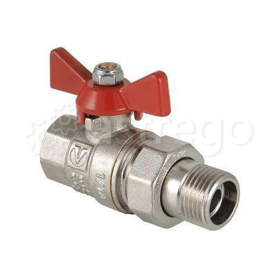 Шаровой кран Valtec 3/4" с американкой Омск - изображение 1