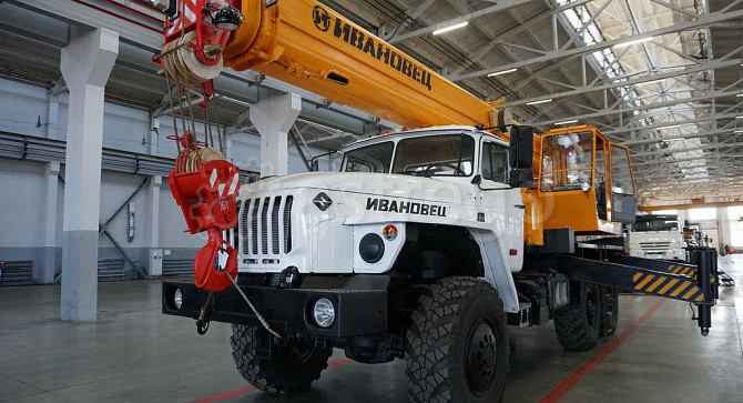 Автокран Ивановец КС-35714 шасси Урал 5557 16 т., 18 м ОВОИД, (6х6) Самара - изображение 1