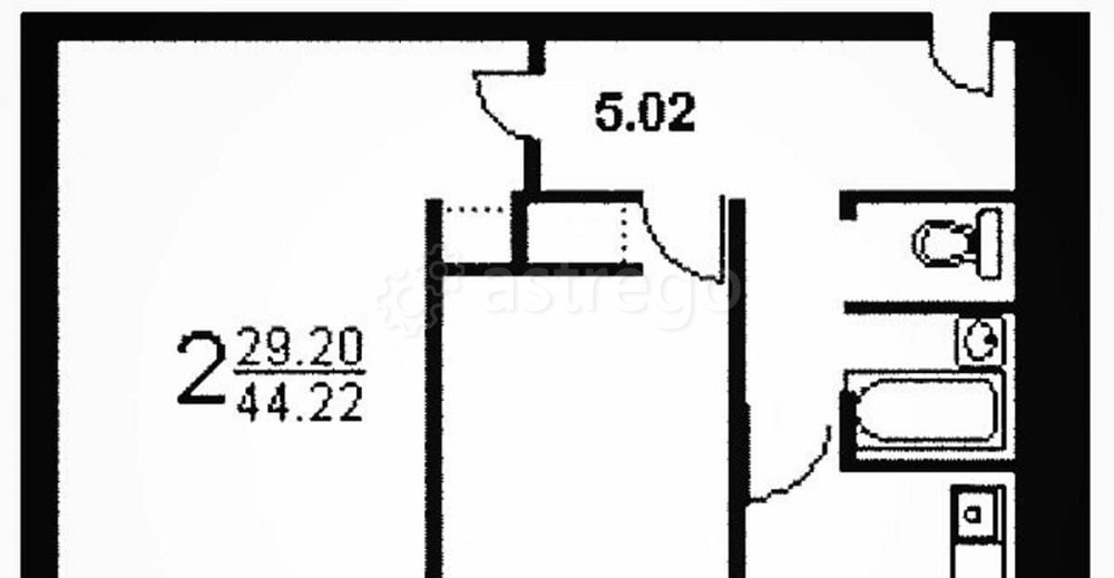 2-комн. квартира, 45 м2, 8/9 эт. Москва - изображение 7
