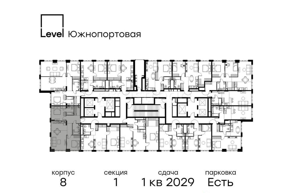 3-комн. квартира, 68.3 м2, 43/49 эт. Москва - изображение 3