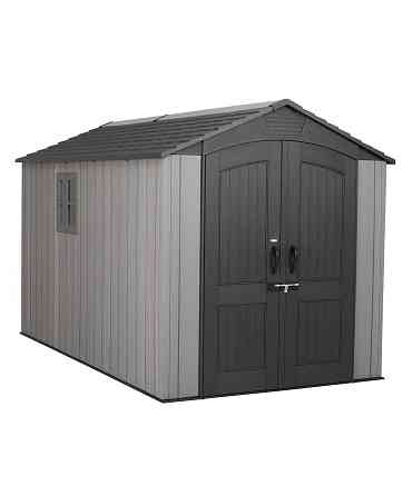 Усиленный пластиковый сарай для дачи LifeTime WoodLook, 712 (2,04м*3,44м) Екатеринбург
