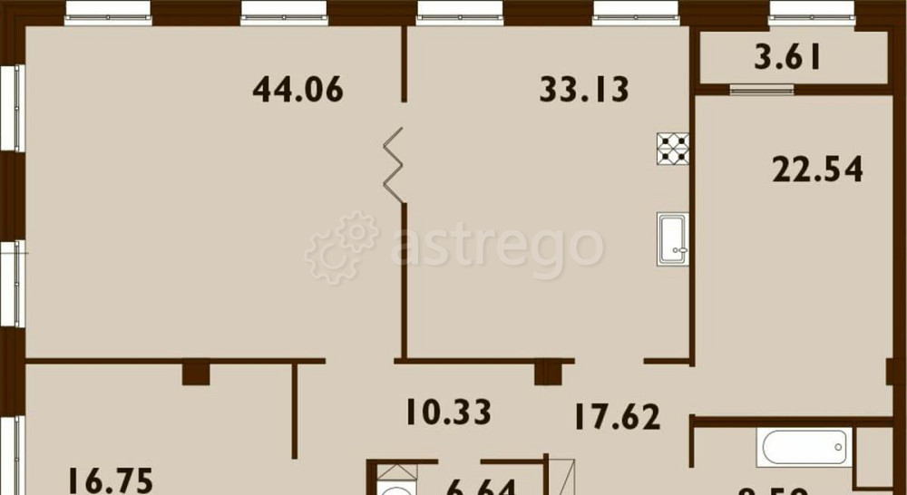 4-комн. квартира, 200 м2, 7/8 эт. Санкт-Петербург - изображение 2