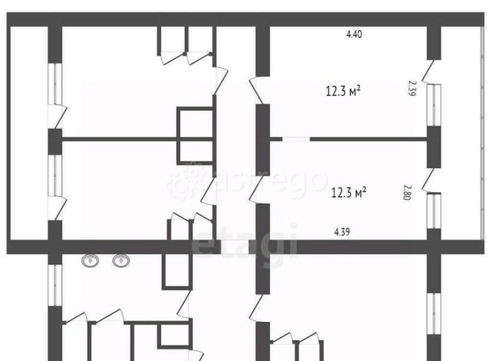 Комната, 36.4 м2, 13/15 эт. Санкт-Петербург - изображение 2