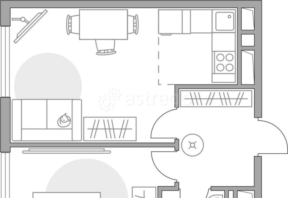 2-комн. квартира, 40.2 м2, 23/23 эт. Долгопрудный - изображение 1